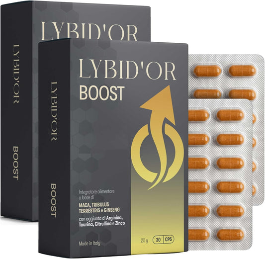 Lybid’Or BOOST – Integratore Uomo Extra Forte per Vigore e Prestazioni (2pz)