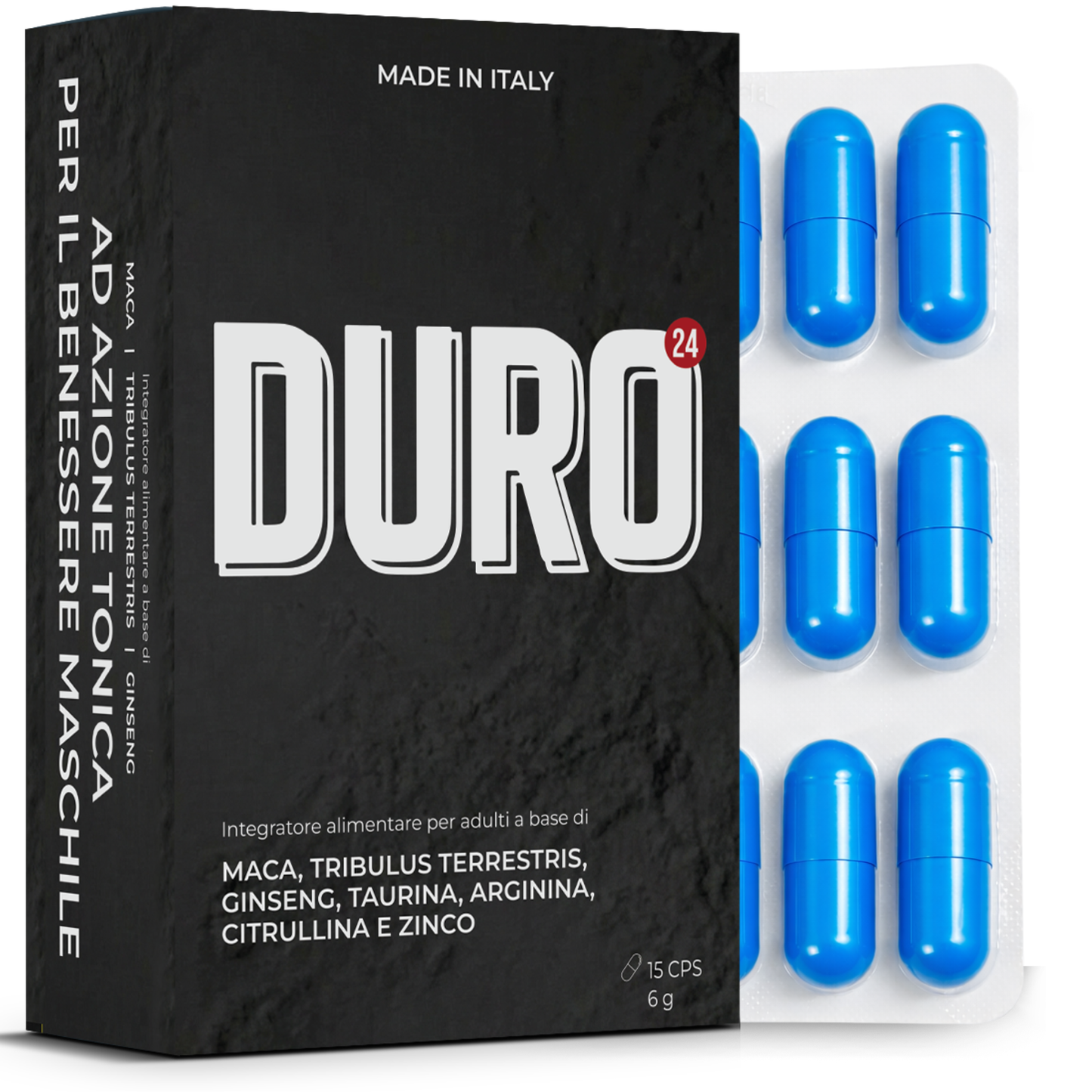 Lybid’Or DURO24 - Integratore Uomo Extra Forte per Vigore e Prestazioni